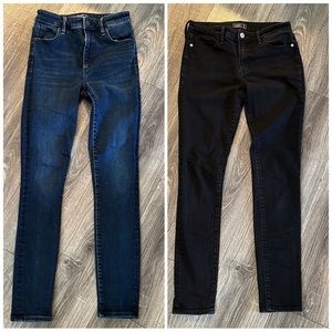 Two pairs of Abercrombie jeans